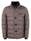 Moorer Balducci Short Down Jacket In Brown