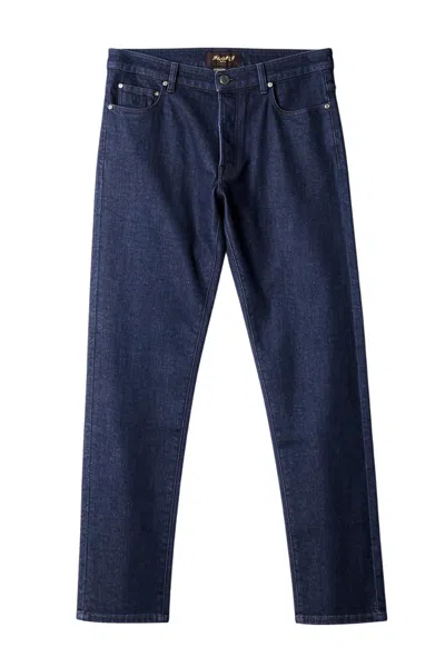 Moorer Bandini945_regularwashed Trousers Denim In Blue