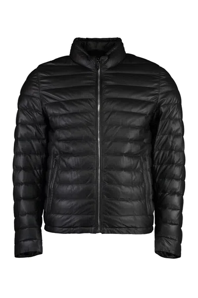 MOORER BASILE LEATHER JACKET