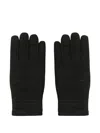 Moorer Bastian Stitched-detail Gloves In Black