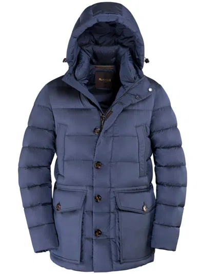 Moorer Bean Jacket In Blue