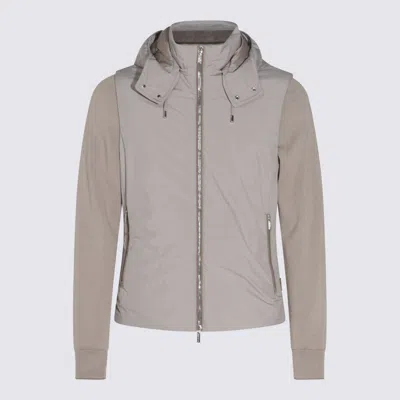 MOORER BEIGE DOWN JACKET