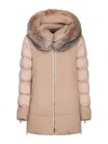 Moorer Jacket  Woman Color Beige In Brown