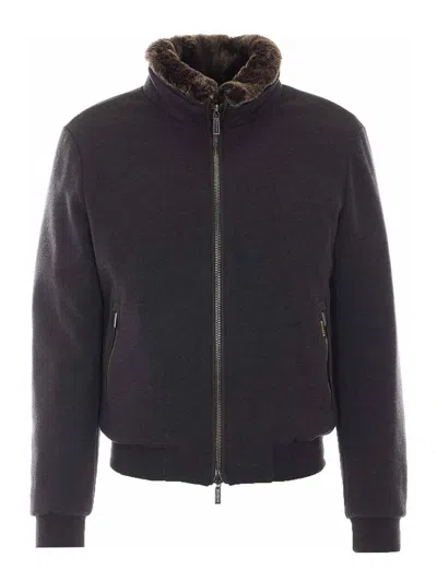 Moorer Bellati Bomber In Brown