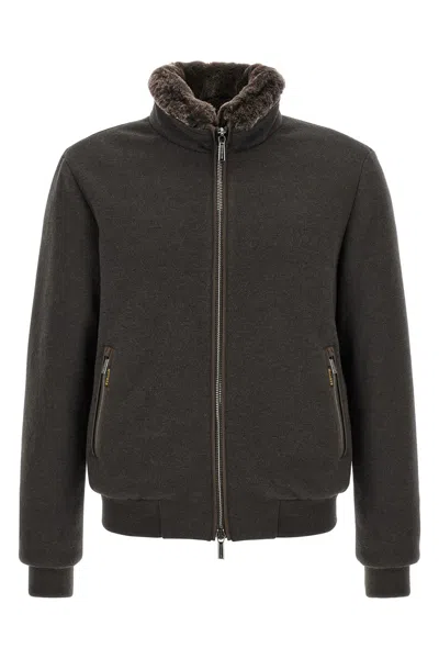 Moorer Bellati Mrw Bomber Jacket Acqua Collection In Multi