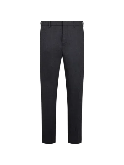 Moorer Belt-loops Trousers In Gray
