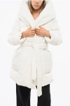 Moorer Belted Osiride Down Jacket With Maxi Hood