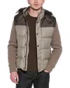 Moorer Benso Wool Down Jacket In Brown