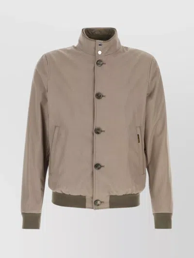 MOORER BERNIE BOMBER JACKET FRONT POCKETS