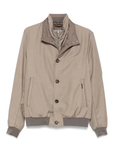 Moorer Bernie Jacket In Brown
