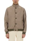 Moorer Bomber Jacket Jackets Beige In Nude