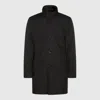 Moorer Black Bond Coat In Black