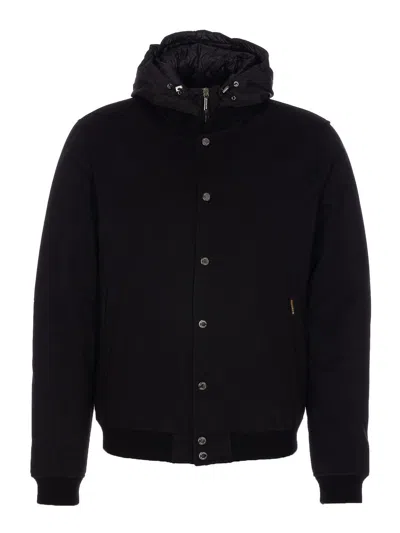 MOORER CHAQUETA ALCOCHADA - NEGRO
