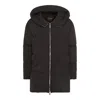 Moorer Black Down Jacket In Black