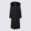 Moorer Long-sleeved Down Jacket In Black