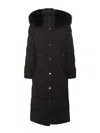 Moorer Long-sleeved Down Jacket In Black