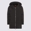 Moorer Black Down Jacket In Black