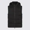 Moorer Padded Sleeveless Hooded Front Pockets Jackets