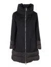 Moorer Quilted Wool-cashmere Blend Single-breasted Coat In Black