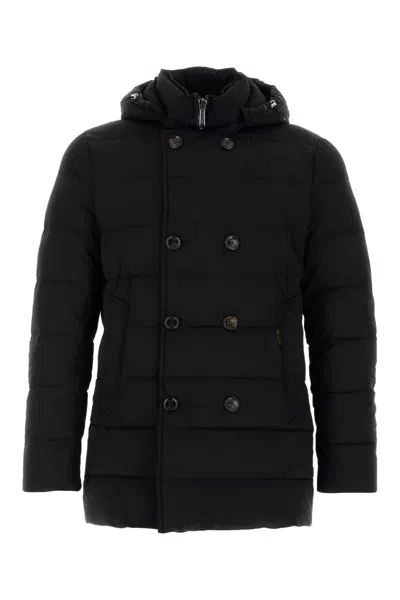 Moorer Black Nylon Blend Florio Down Jacket