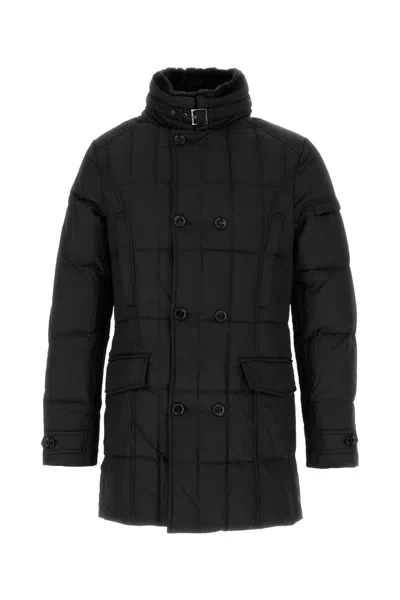 Moorer Black Polyester Morris Down Jacket In Blue