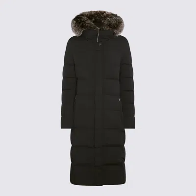 MOORER BLACK WOOL ZAGARA DOWN JACKET