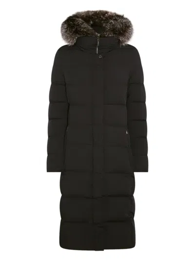 MOORER BLACK ZAGARA LONG JACKET
