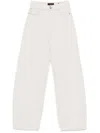 Moorer Blanche Trousers In White