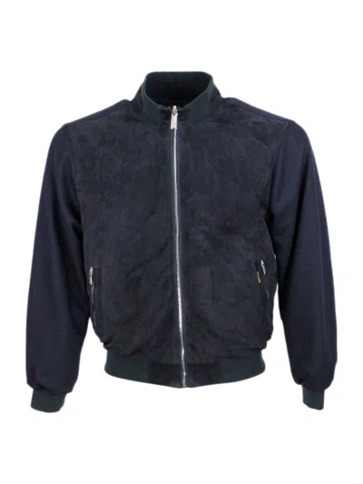 Moorer Blazer In Blue