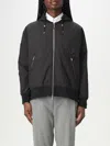 Moorer Hooded Zip-front Jacket In Schwarz
