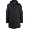 Moorer Smooth Medium Hooded Parka With Adjustable Cuffs