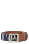 Moorer Logo-buckle Belt In Brown
