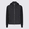 Moorer Puffer Jackets With Hood And Side Pockets In Black