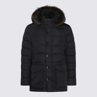 MOORER BLUE DOWN JACKET