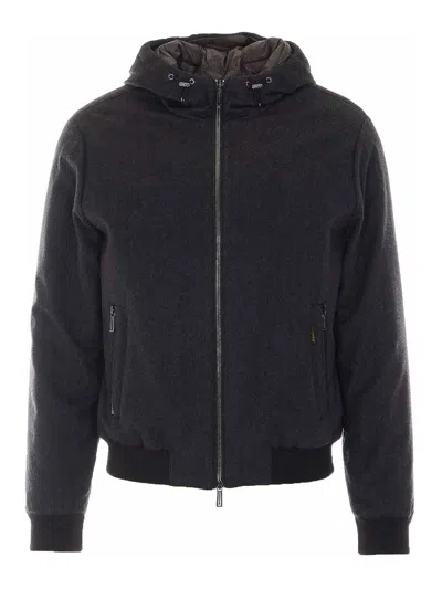 Moorer Blue Moro Brown Oniro Down Jacket