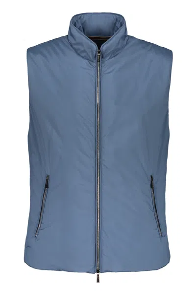 Moorer Bodywarmer Jacket In Blue