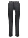 Moorer Bogart Buttoned Trousers In Gray