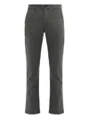Moorer Bogart-ras Button Trousers In Gray