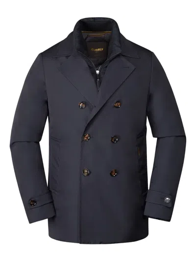 Moorer Bolgi Double-breasted Jacket In Blue