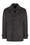Moorer Bolgi-le Wool Blend Peacoat