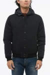 Moorer Bomber Fit Mougi Down Jacket With Removable Chest Piece