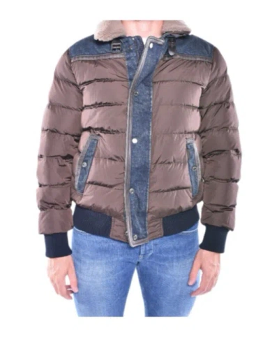 Moorer Bomber Jacket In Brown