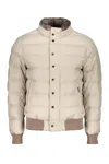 Moorer Man Jacket Grey Size 40 Polyester In Neutral