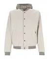 Moorer Bomber Jacket In White