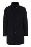 Moorer Bond - Single-breasted Cashmere Coat In Black