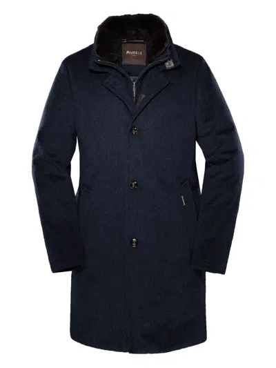 Moorer Bond Coat In Blue