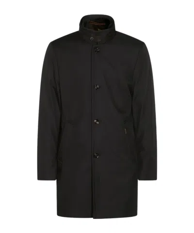 Moorer Bond-wi Single-breasted Jacket In Black