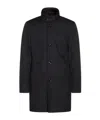 Moorer High Collar Long Sleeves Side Pockets In Black