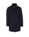 Moorer Calegari Padded Coat In Black