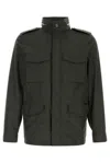 Moorer Denver Jacket With Buttoned Cuffs And Epaulettes